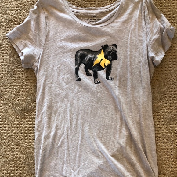 J.Crew bulldog collector tee - Picture 1 of 2
